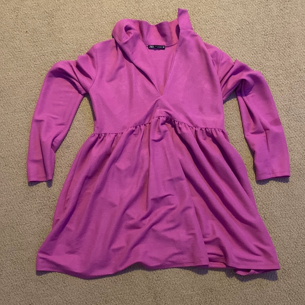 Zara Pinkish Purple Mini Dress